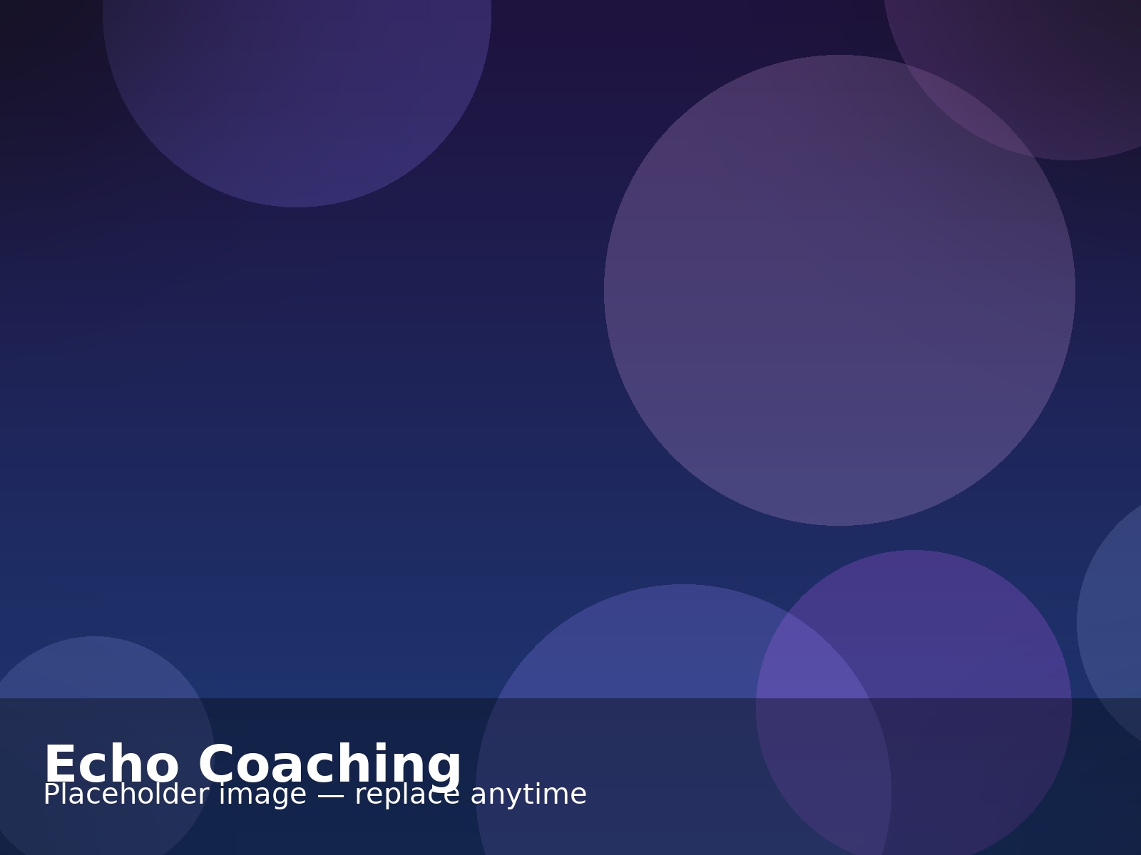 Echo Coaching